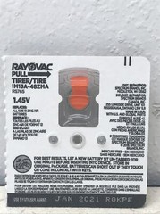 NEW Rayovac Batteries Size 13A R5765 USA Seller 6 Pack Hearing Aid
