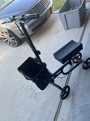 Homcom Knee 4-Wheeled Scooter – Blue