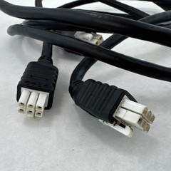 Quantum Q-Logic Wheelchair 40 Inch Cable 6-Pin Power Chair Set of 2 Cables