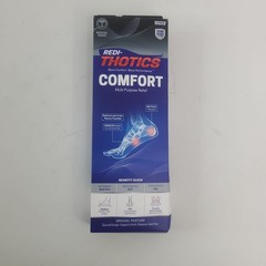 Redi-Thotics Comfort Orthotic Insoles Semi Rigid D Mens 9-9.5 Womens 10-10.5