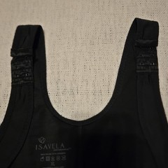 Isavela Compression Garment XL Black Above Knee High Back Body Suit Surgery