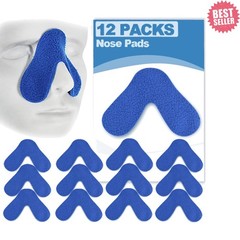 Trimmable 12 Pack Nose Pads – Soft Fleeced Comfort for Sensitive Skin Relief