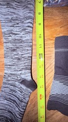 3PR PAPLUS & FC Compression Socks XL L/XL Black Open Toe & Patterned New Travel