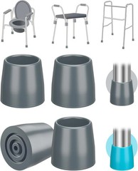 Rubber Walker Tips – Walker Feet Replacement – Walker Leg Caps – Heavy Duty Acce
