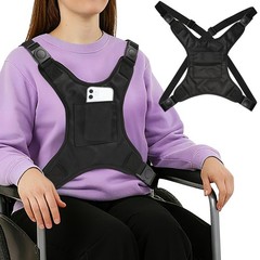 Wheelchair Harness for Adults – Secure Seat Belt and Torso Support Vest for E…
