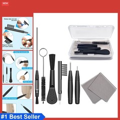 Hearing Aid Cleaning Kit 8 Piece Brush Pick Cloth Screwdriver Wax Remover