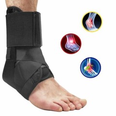 2 TYPES Ankle Brace Support Compression Stabilizer Pain Relief Foot Lace Up Wrap