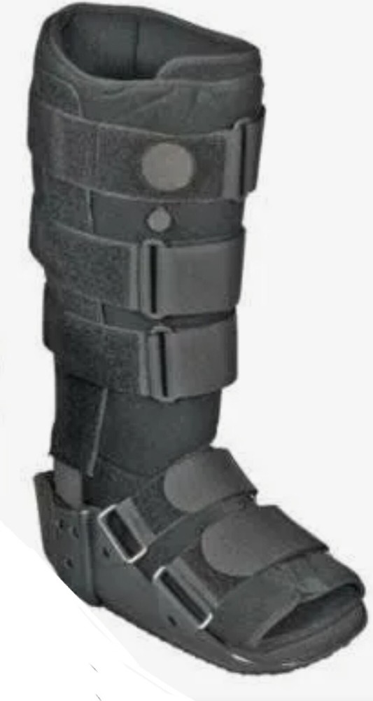 Steplite Easy Air® PNEUMATIC ANKLE WALKER BRACE Boot, HIGH HEIGHT Black, SMALL