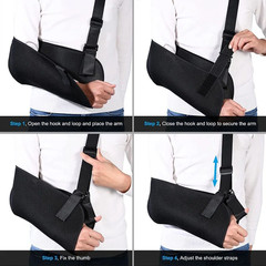 Breathable Mesh Post Surgery Arm Sling Adjustable Forearm Support Strap for Shou