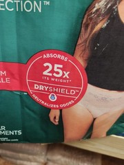 Women’s Depend brand Medium pull-ups underwear fresh protection 88 count Pink