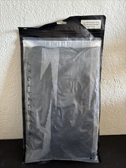 Anaconda brand knee brace featuring a black and gray textured design Size XL