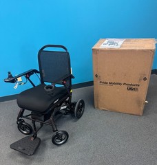 Pride Mobility Jazzy Ultra Light Power Chair 10AH, 300lbs Capacity – Open Box