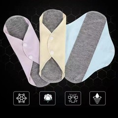 6PCS Washable Incontinence Pads Elderly Care Leak-Proof Waterproof Cotton