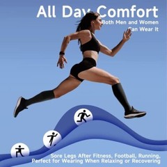 2Pairs Compression Socks with Zipper, Stretchable Zip Up Compression Socks, S-M
