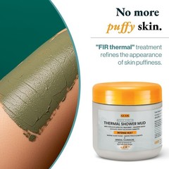 Seaweed and Tourmaline Thermal Mud Cellulite Remover, 3-Minute Shower Body Mask