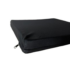 18” x 16” x 2” Foam Seat Cushion with Removable Black Zippered Cover