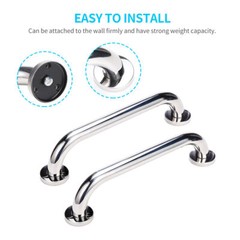 Shower Grab Bar Stainless Steel Handle Bathroom Safety Anti Slip For Elderly LOT