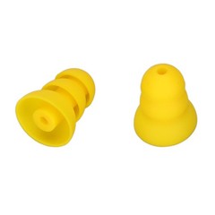 8pcs Hearing Aid Ear Tips 3 Layer Soft Silicone Replacement BTE ITE Pocket