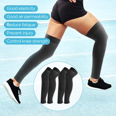 QVYQVY 2 Pairs Full Leg Compression Sleeves, for Running Basketball Football …