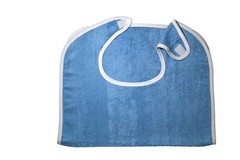 Adult Bibs Eating Washable Reusable Clothing Protector Adjustable Closure~NEW~