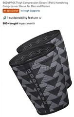 BODYPROX Thigh Compression Sleeves-Small-1 Pair-NEW IN ORIG BOX