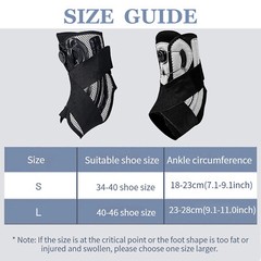 Ankle Stabilizer Brace Support Plantar Fasciitis for Basketball Tennis Sports US