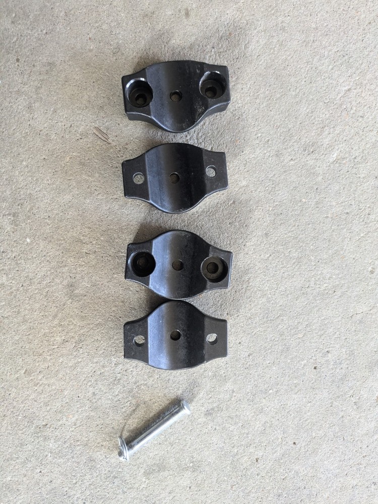 Quickie Wheelchair Caster Fork Stem Clamp Pair for GP GPV GPSA L26