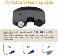 Wax Guards for Oticon ProWax MiniFit Hearing Aid Filters 30PCS 5 Packs