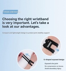 Aolikes 1pc Support Wrist Brace for Tfcc Tear,triangular Fibrocartilage Injuries