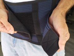 Lower Back Pain Relief Brace Support Belt Elastic Sciatica Light Band Men Women