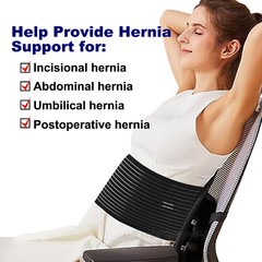 Umbilical Hernia Belt for Men and Women Compression Abdominal Support Binder