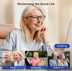 Hearing Aids Rechargeable with Noise Cancelling Hearing Amplifier with 5 Levels