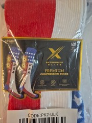 USA Design-Extreme Fit Elite Compression Socks L/XL Graduated 15-20 mmHg-NEW