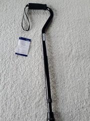 DMI Walking Cane Adult Men & Women Adjustable 30-39″ Black Supports 250 Pounds