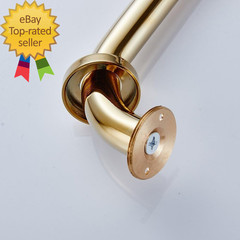 Brass Shower Grab Bar Gold Support Bar Bathroom Hand Safety Handrail for Elderly