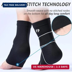 Ankle Support Brace for Women Men, 1 Pair Achilles Tendonitis Brace for Plantar