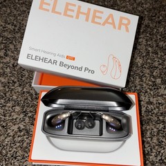Preowned ELEHEAR-Beyond Pro Hearing Aids Set * 1, Black Series Box opened only