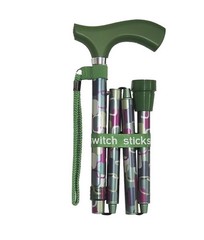 Switch Sticks Vienna Print Aluminum Folding Cane 32 to 37 Inch Height NIB