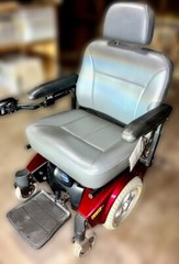 Battery Powered Wheelchair -Invacare Pronto M91 Sure Step Heavy duty 400lb