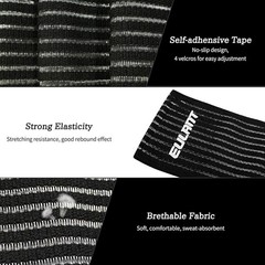 Versatile Elastic Compression Knee & Ankle Bandages for Sports & Everyday Use
