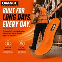 Orange Full Length Size G – Men’s 10-10.5 / Women’s 11.5-12 – Unisex,
