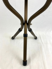 Drive Medical RTL10365-ADJ Folding Lightweight Cane Seat, Adjustable Height