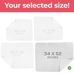 Utopia Bedding Washable Underpads 34×52 Inch Waterproof Incontinence 4 Pack