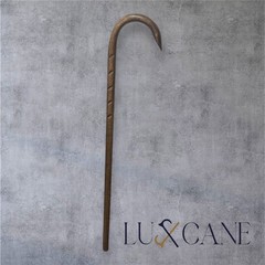 Classic Bronze Color Walking Cane Strong Solid Hickory Masters LuxCane USA P8BR
