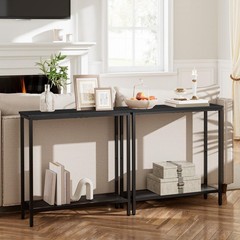 HOOBRO 29.5″ Narrow Console Table BB74XG01 – Black
