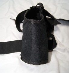 bodyprox ankle brace medium black hook and loop closure wrap under straps