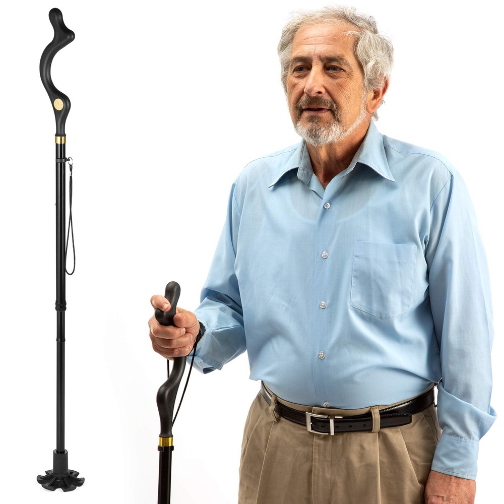 Medical King Walking Cane for Men & Women – 40 Inch (Pack of 1), Black
