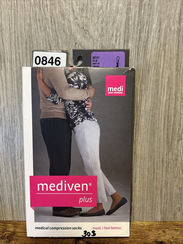 Medi Plus Compression Socks 20101 Calf 30-40 Size 1