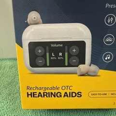 NEW AUDIEN HEARING ATOM X RECHARGEABLE OTC HEARING AIDS W/BLUETOOTH
