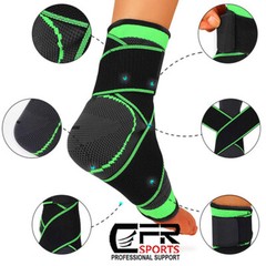 Ankle Brace Support Compression Sleeve Sprained Foot Tendon Pain Relief Wrap US